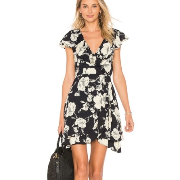 Free People Dresses & Skirts - Free People French Quarter Black Floral Mini Dress
